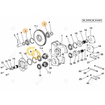 Ρουλεμάν αντλίας υδραυλικού SDF 2.2064.009.0