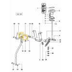 Ελατήριο λεβιέ ταχυτήτων κόμπλερ SDF   2.4049.202.2