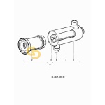 Εσωτερικό φίλτρο κωνικό SDF 2.4249.340.2