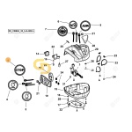 Μπουτόν stop ηλεκτρονικό υδραυλικό SDF 2.7659.428.0