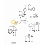 Προβολέας εμπρός δεξιά-αριστερά SDF 2.8029.800.0/P