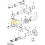 Ειδικά ελάσματα πολλαπλής στα δισκάκια σασάν - P.T.O. SDF 2.1569.166.0