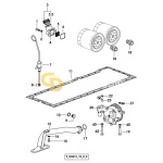 Αντλία λαδιού μηχανής 6/k SDF  0.010.0194.4/30