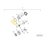 Εναλλάκτης δυναμό 14V - 120A  SDF  2.9439.745.0