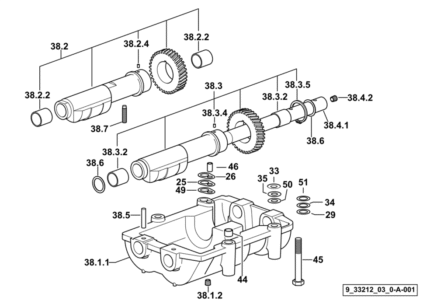 Δαχτυλίδι αντίβαρα μηχανής SDF 2.1559.115.0