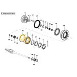Ειδικές βίδες εμπρόσθιου μειωτήρα SDF 2.0139.042.2