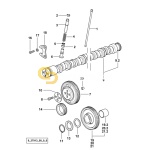 Εκκεντροφόρος μηχανής SDF RUBIN 0.010.4968.3/10