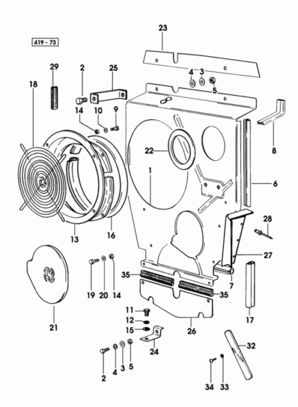 Καπάκι τουρμπίνας SDF 0.445.7315.0/10