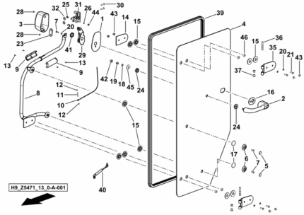 Λάστιχο πόρτας SDF 0.014.0992.6
