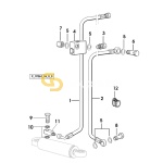 Ρακόρ κύκλωμα τιμονιού SDF 2.3339.491.0/10