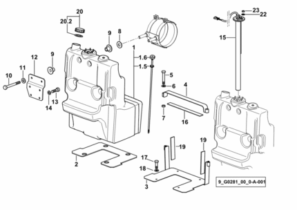 Τάπα ρεζερβουάρ SDF 0.012.3914.3