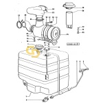 Τάπα ρεζερβουάρ SDF 0.135.8169.4/20