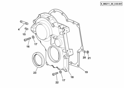 Τσιμούχα στροφάλου SDF 2.1529.167.0