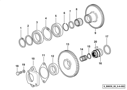 Τσιμούχα χειριστήριο αντλίας SDF 0.255.3953.0